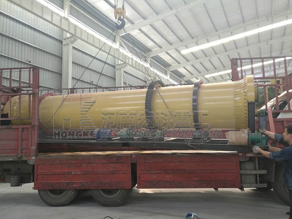 江西贛州的客戶(hù)，您采購(gòu)的0.8mX7m牛糞烘干機(jī)已發(fā)出，請(qǐng)注意查收